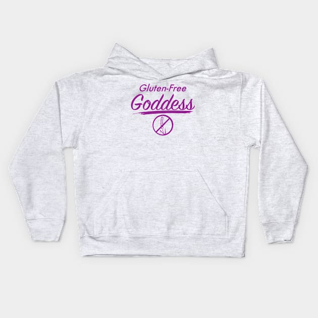 Gluten-Free Goddess Kids Hoodie by glutenfreegear